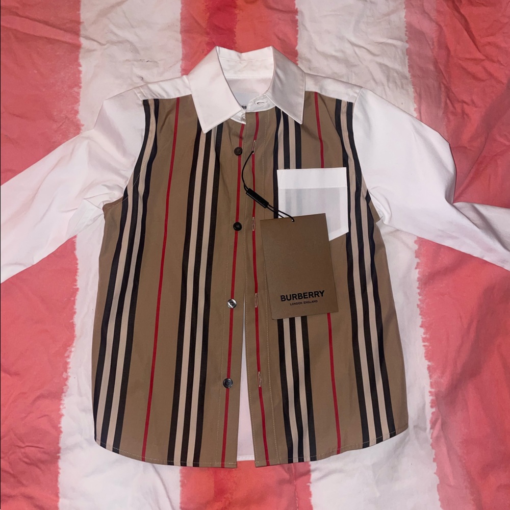 Brand New Burberry Button up